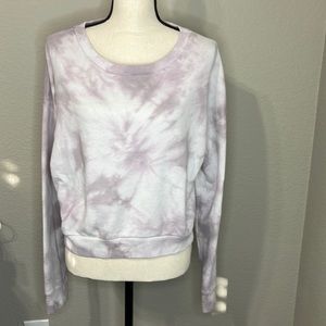 Victoria secret sport tie dye crew neck sweater